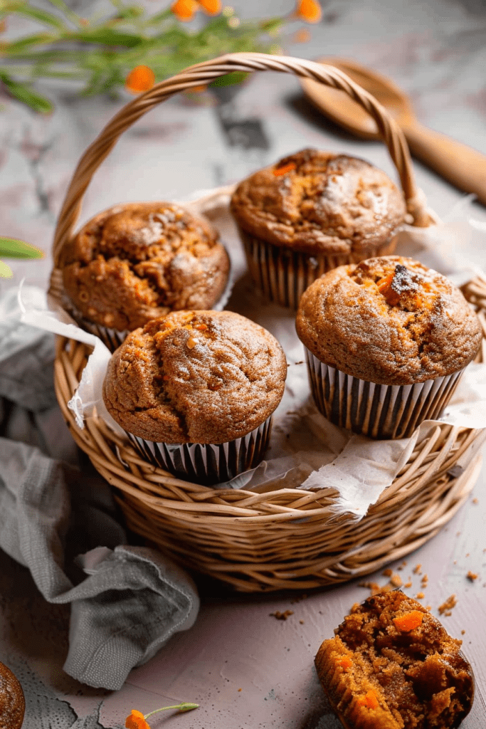 Baking Date Carrot Muffins