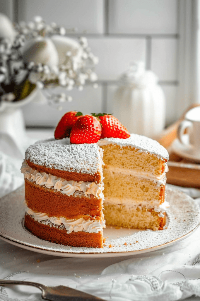 Decorating Classic Victoria Sponge Cake