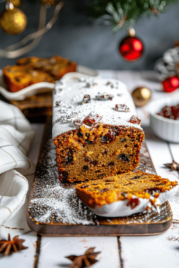 Decorating Mincemeat Loaf Cake