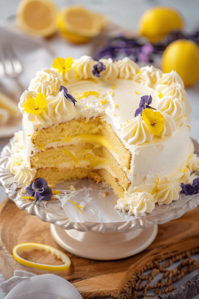 Decorating Tips Lemon Cake