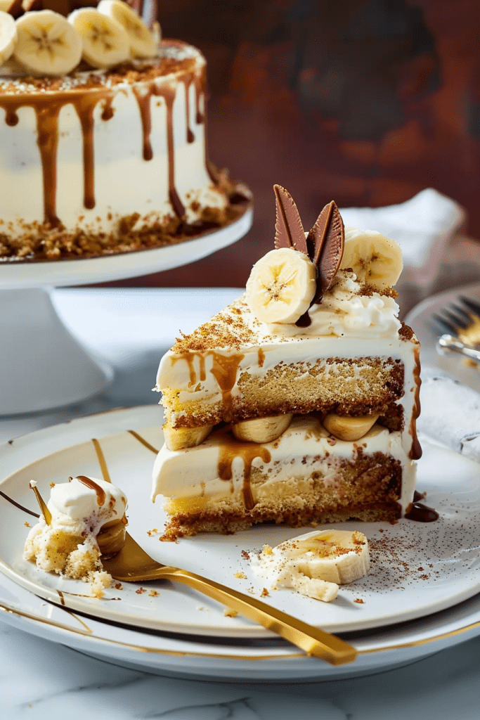 Decorating Your Bananas Foster Cake