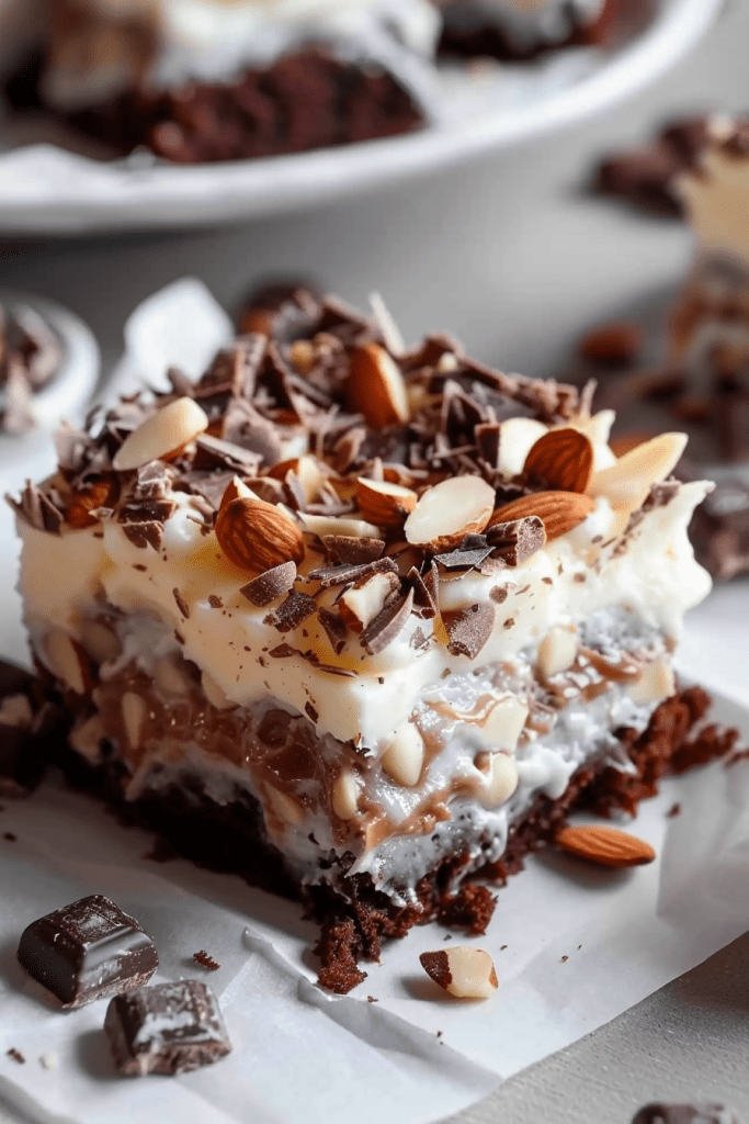 Delicious Almond Joy Poke Cake