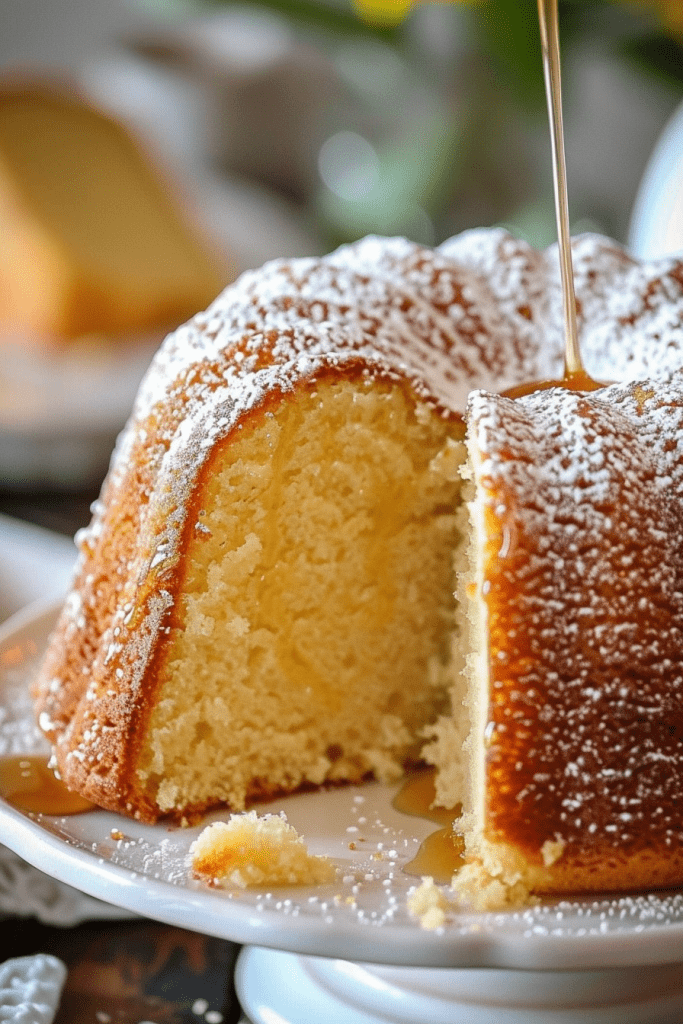 Delicious Amaretto Pound Cake