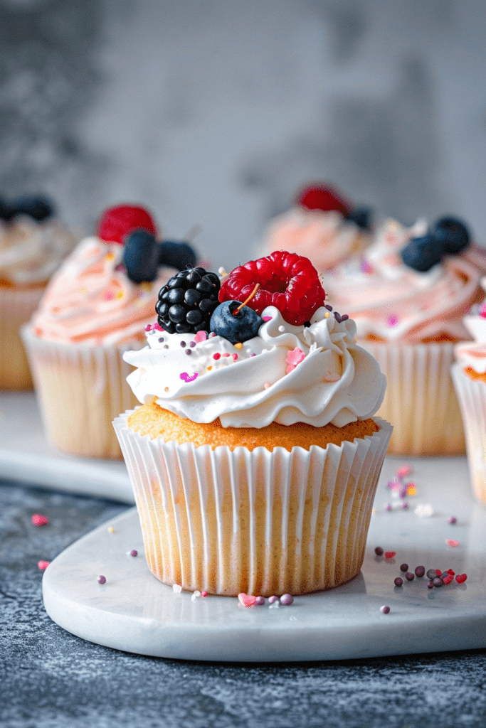 Delicious Angel Food Cupcakes