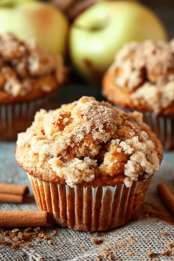 Delicious Apple Cinnamon Muffin