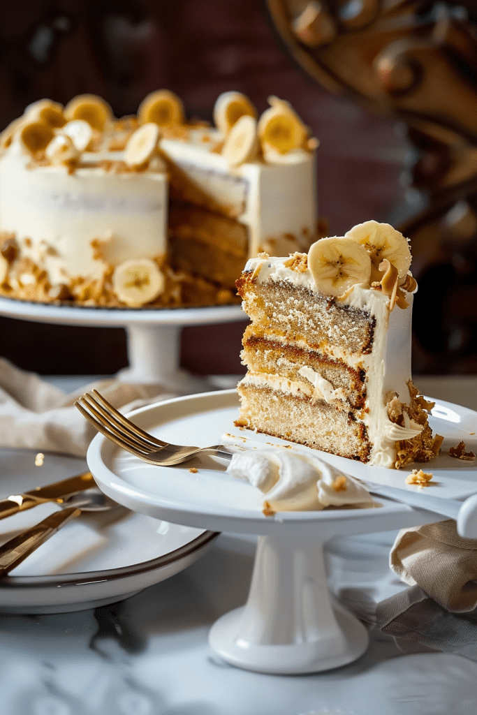 Delicious Bananas Foster Cake