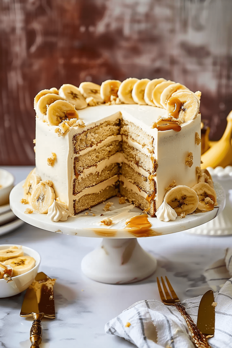 Delicious Bananas Foster Cake Recipe