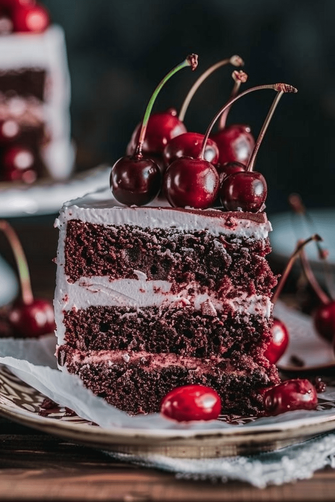 Delicious Chocolate Cherry Cake