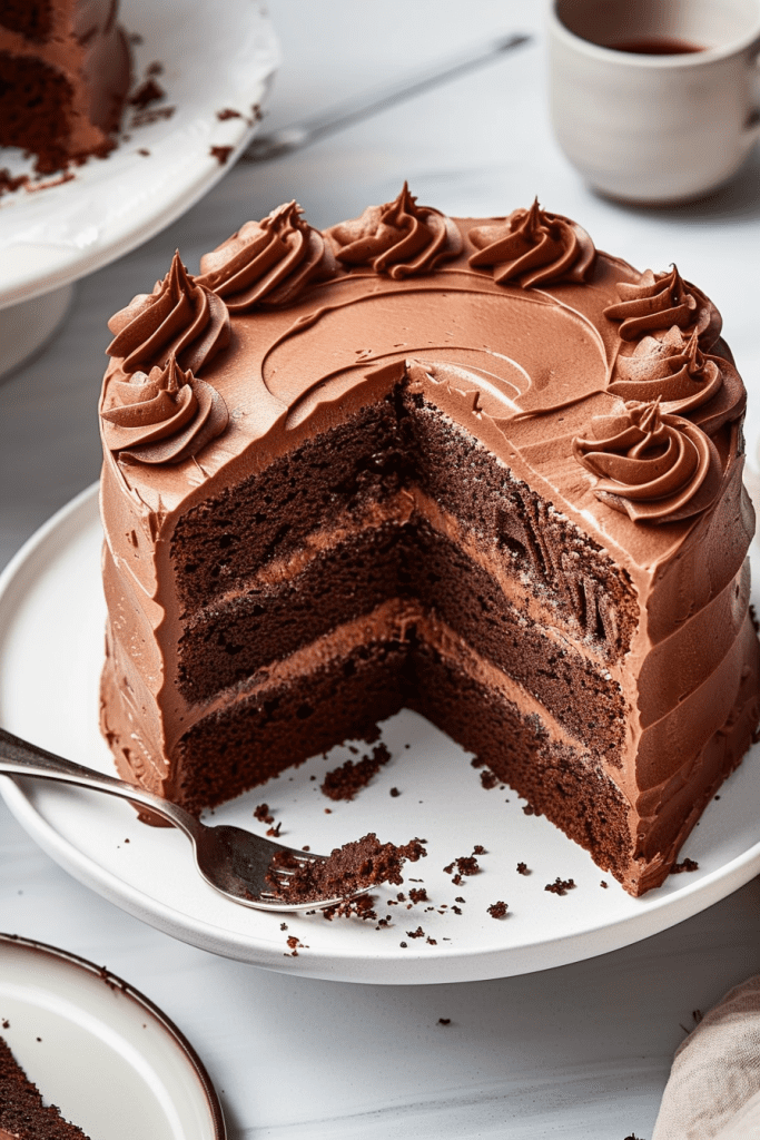 Delicious Chocolate Mayonnaise Cake