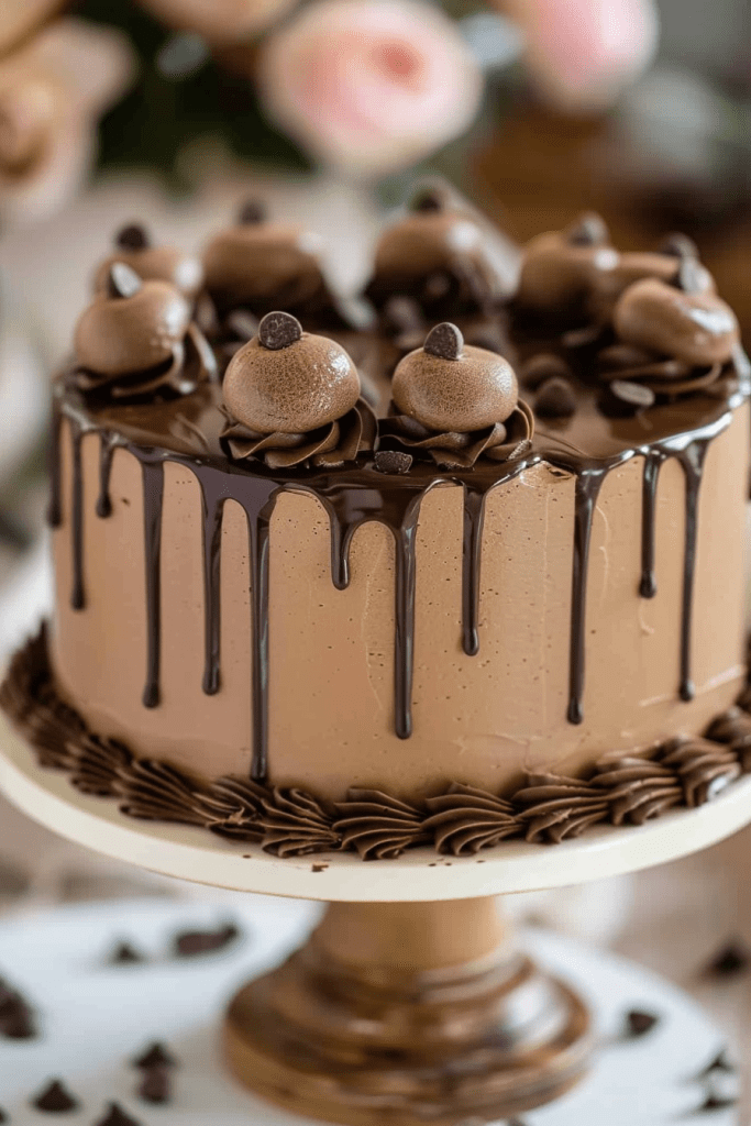 Delicious Chocolate Mocha Cake