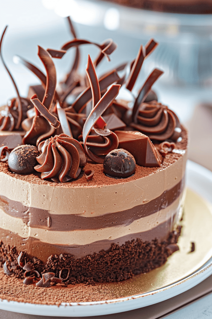 Delicious Chocolate Mousse Cake