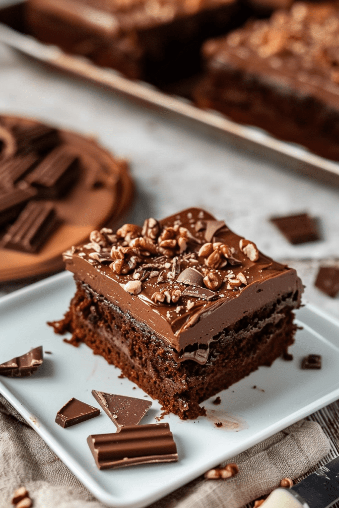 Delicious Chocolate Texas Sheet Cake