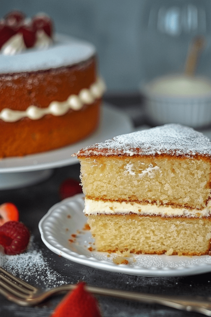 Delicious Classic Victoria Sandwich Cake