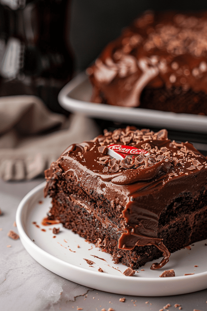 Delicious Coca Cola Chocolate Cake