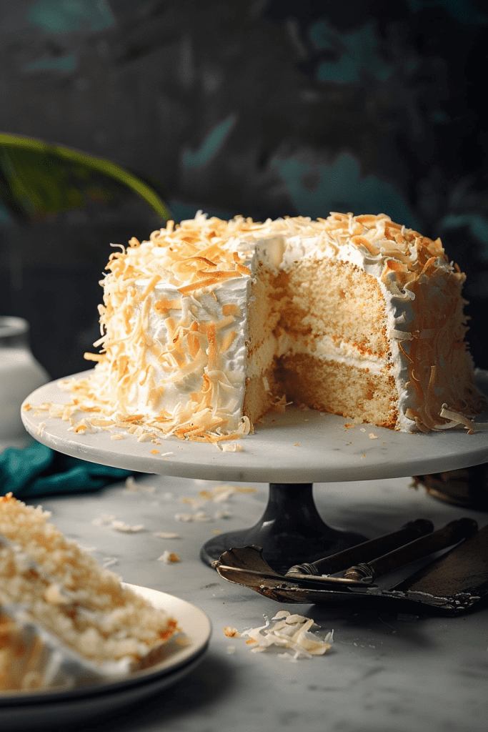 Delicious Coconut Chiffon Cake