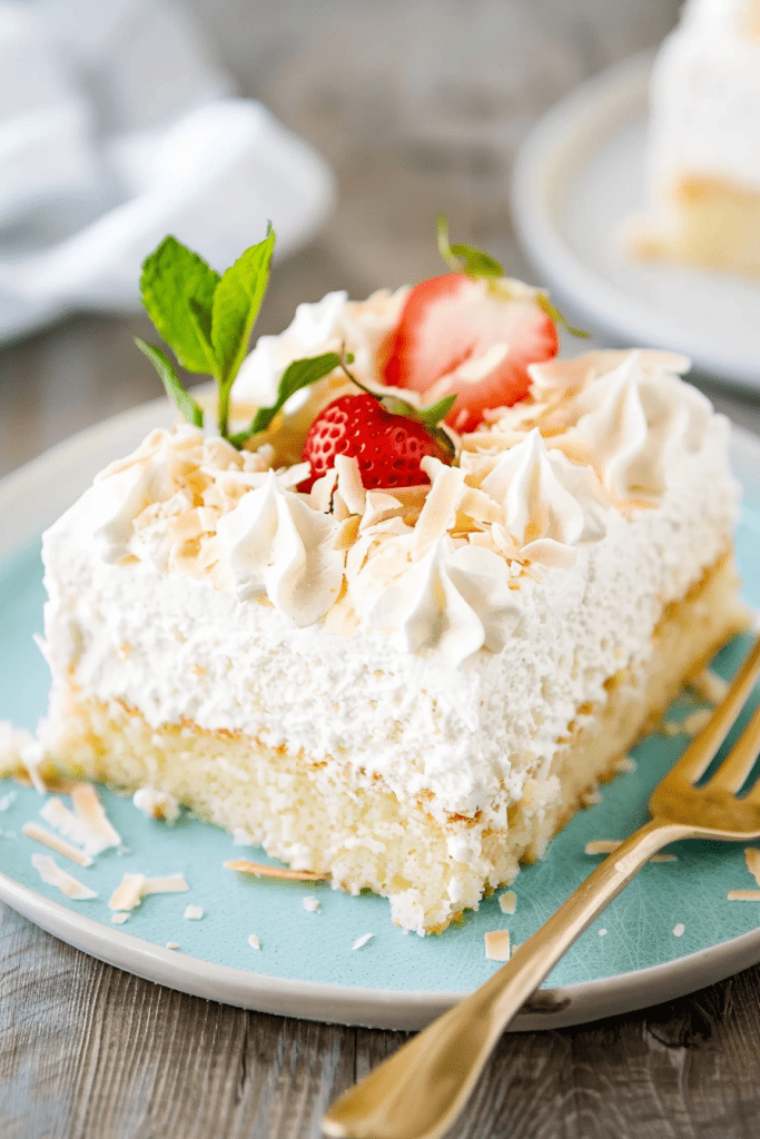 Delicious Coconut Cream Poke Cake