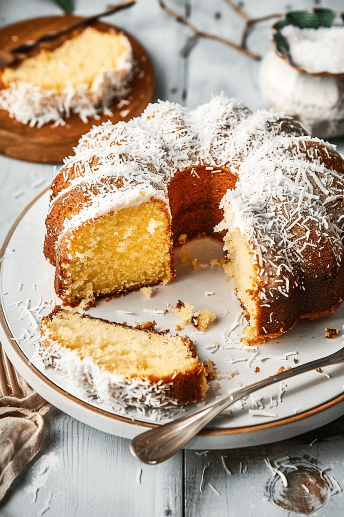 Delicious Coconut Pound Cake