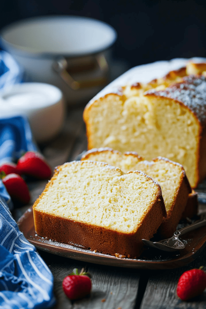 Delicious Condensed Milk Pound Cake