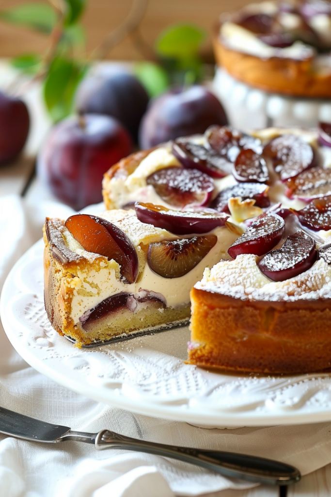 Delicious German Plum Cake