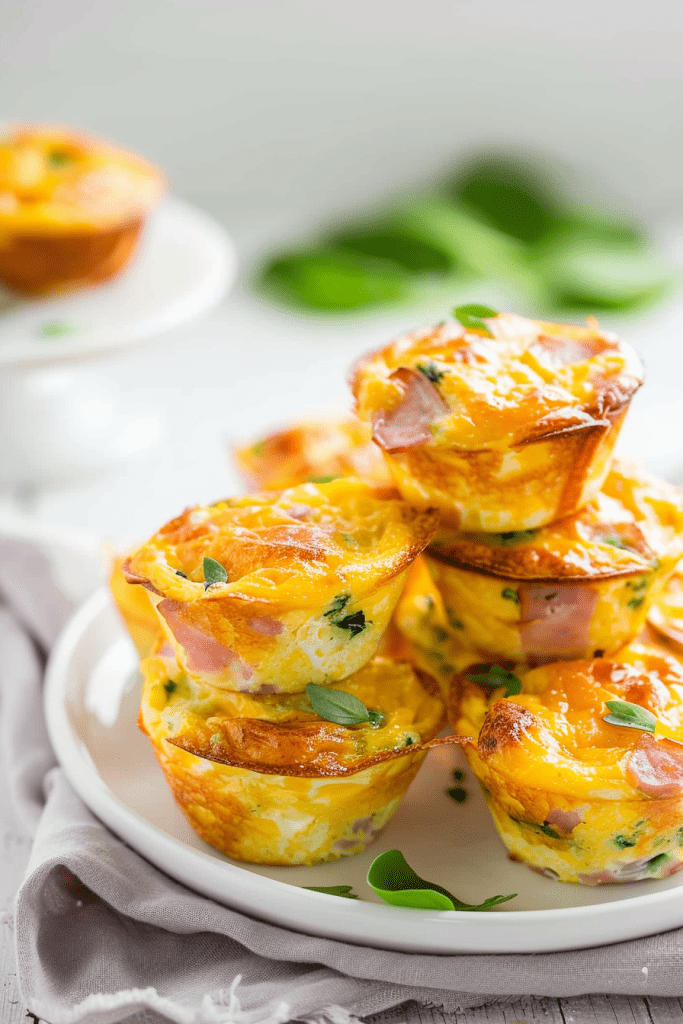 Delicious Ham and Cheese Egg Muffins