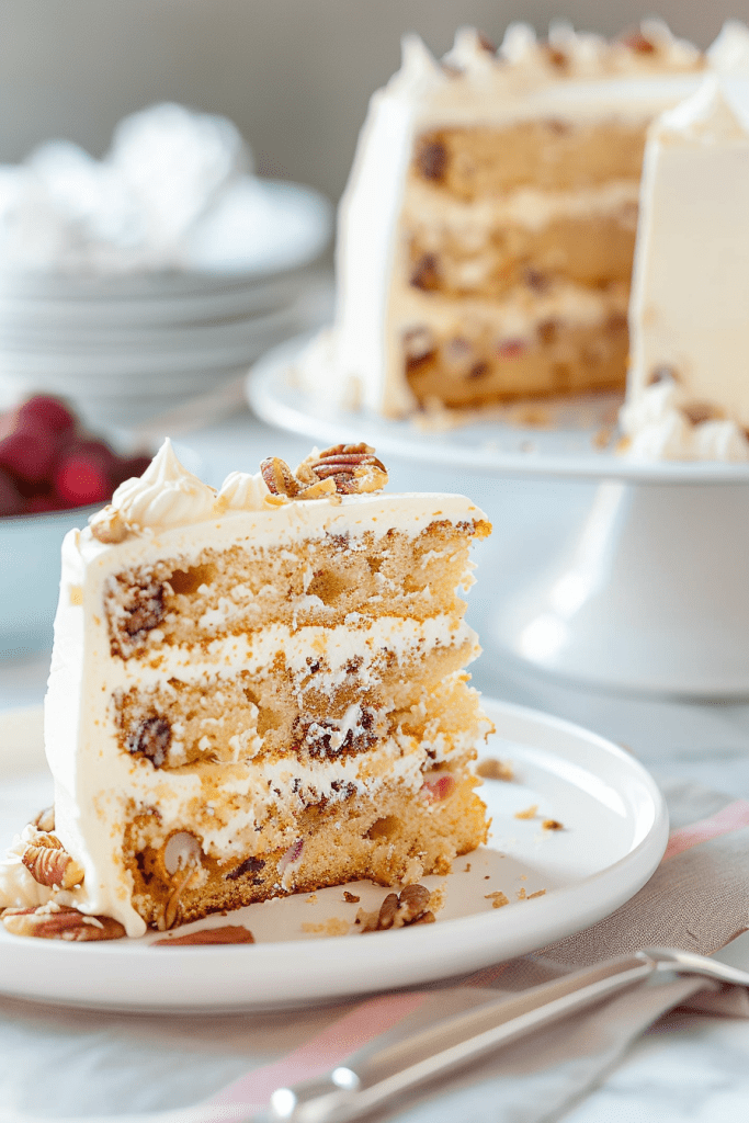 Delicious Italian Cream Cake