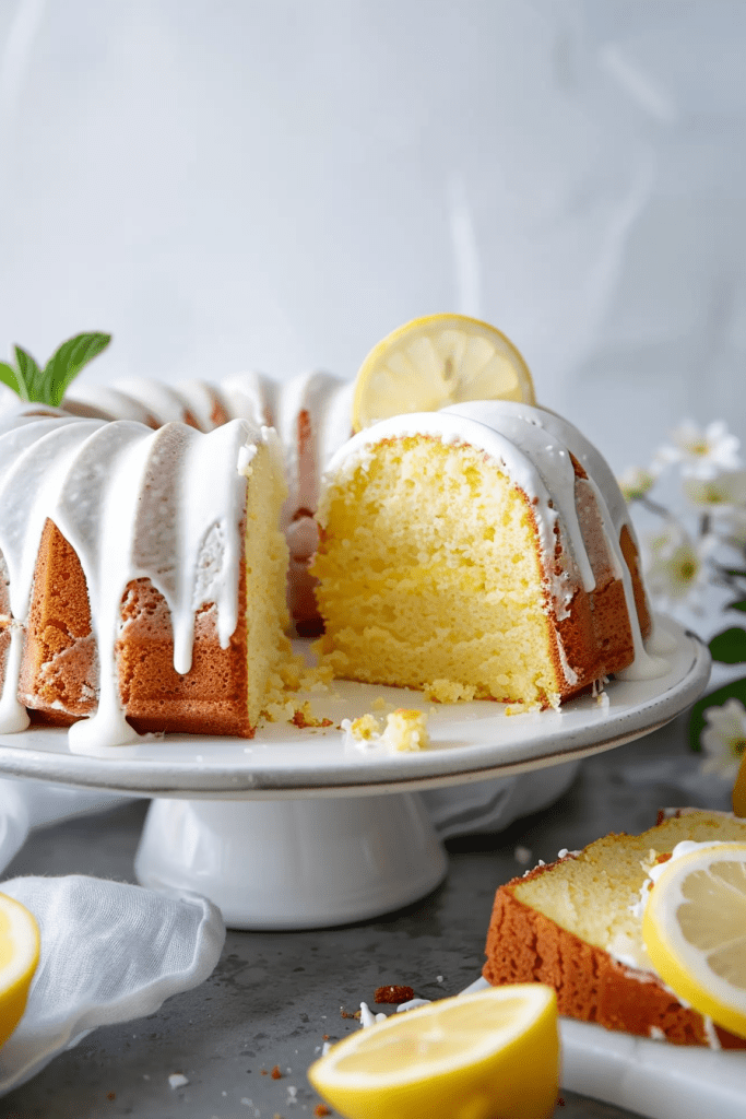 Delicious Lemon Cream Cheese Pound Cake