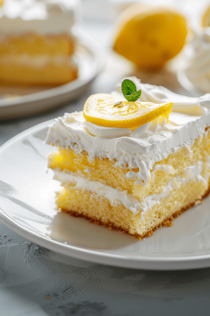 Delicious Lemon Poke Cake