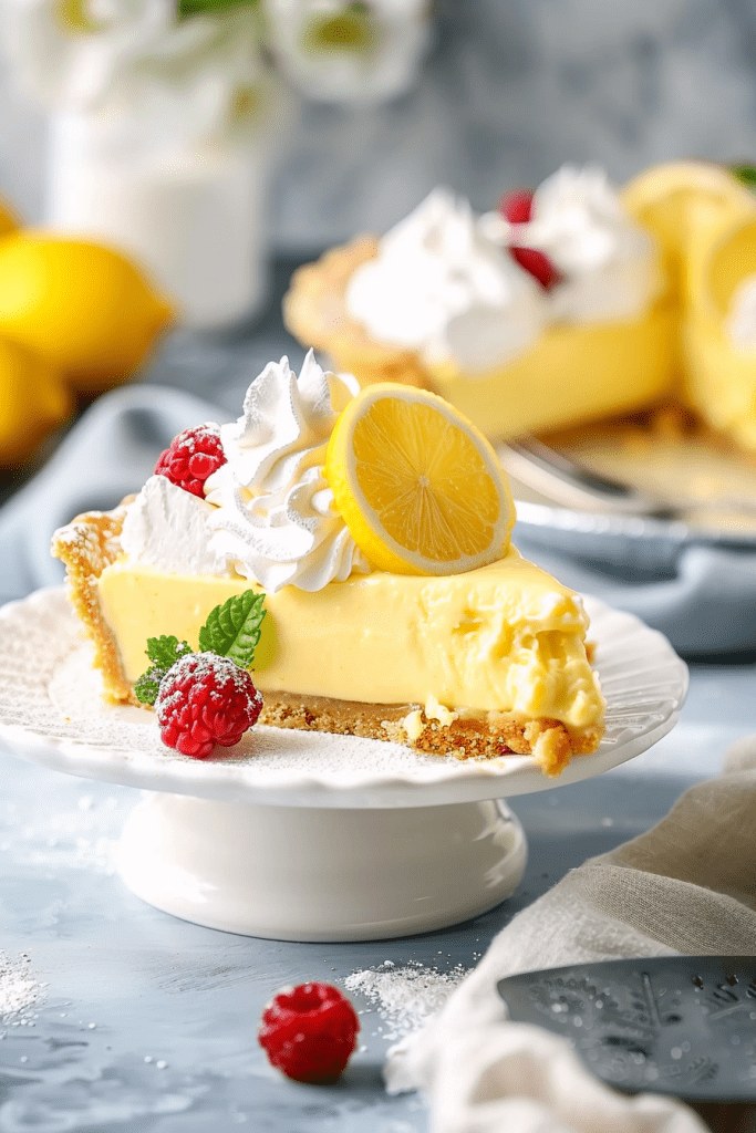 Delicious Lemon Pudding Pie