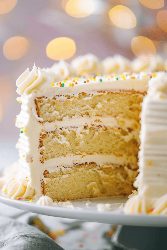 Delicious Moist Vanilla Cake