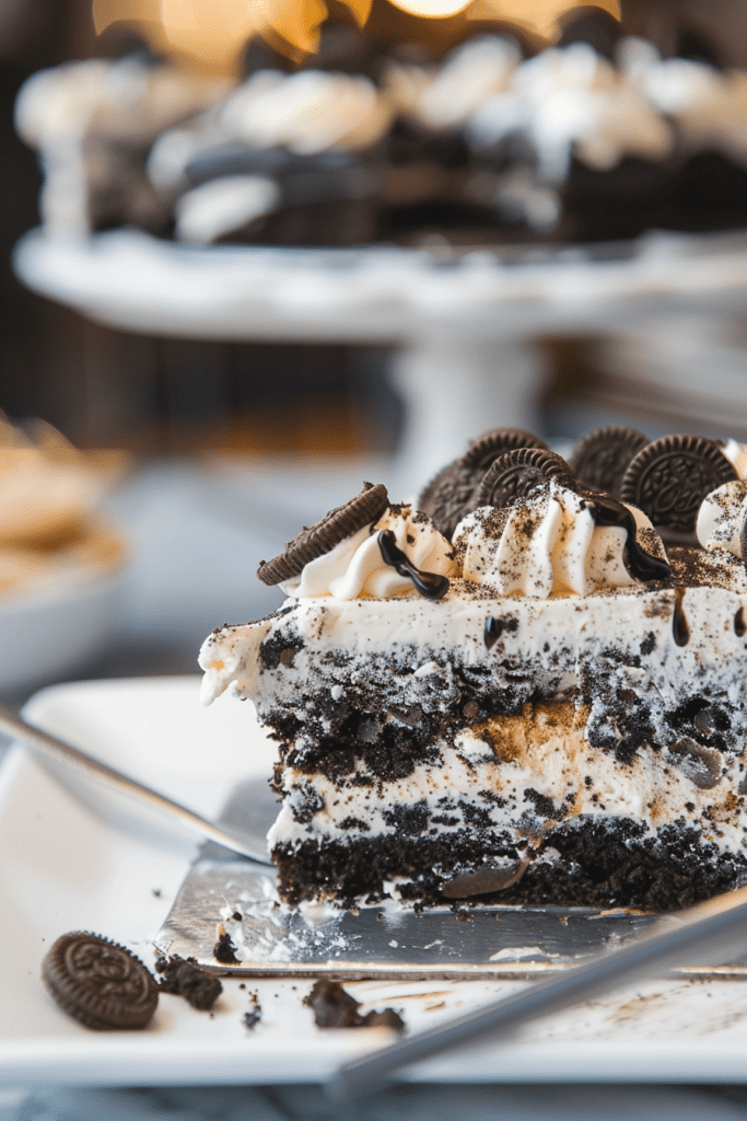 Delicious Oreo Earthquake Cake