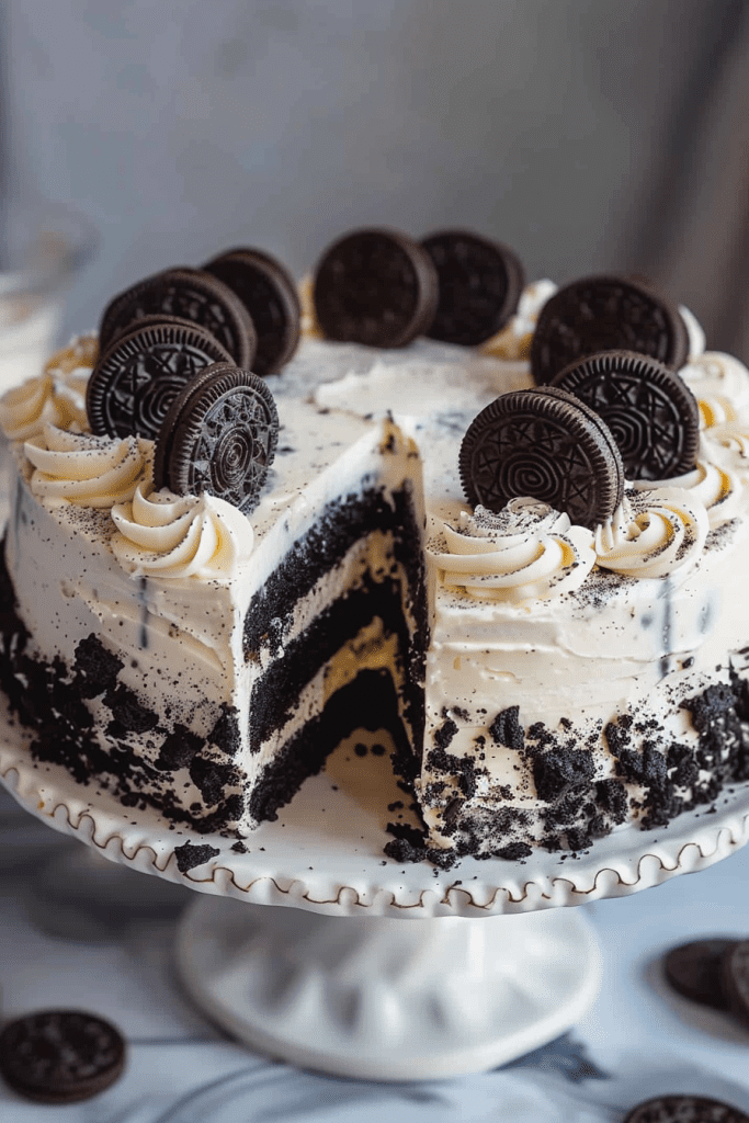 Delicious Oreo Ice Cream Cake