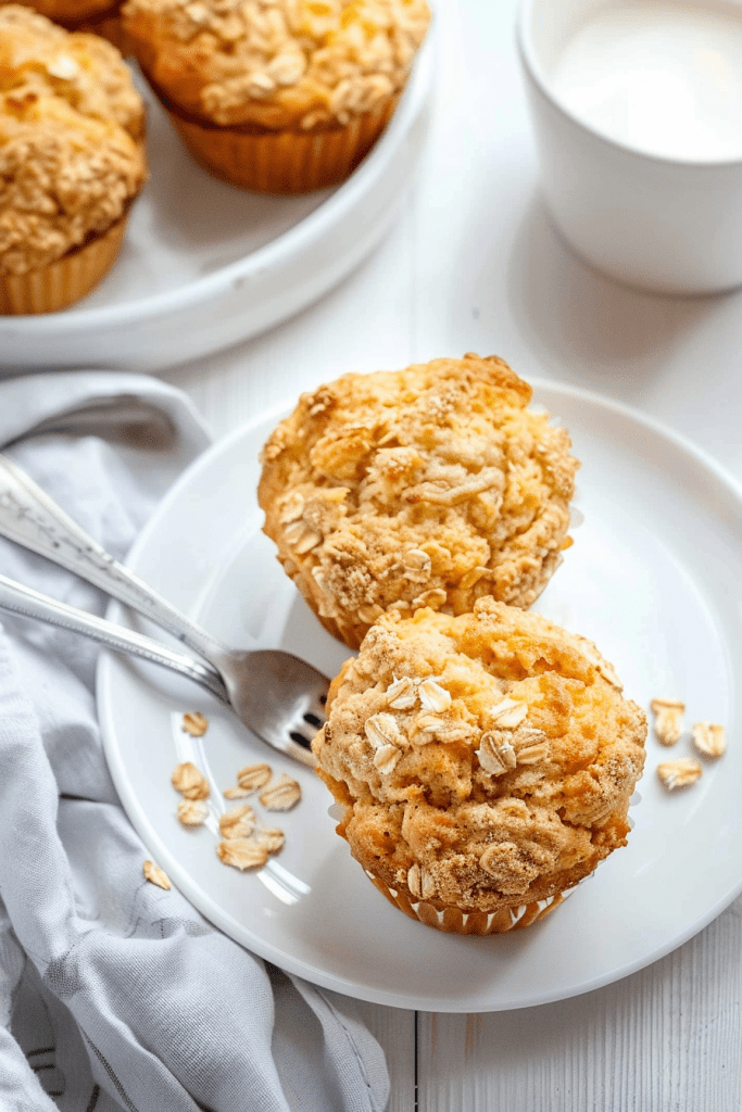 Delicious Pear Oatmeal Muffins