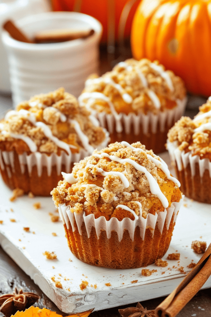 Delicious Pumpkin Streusel Muffins