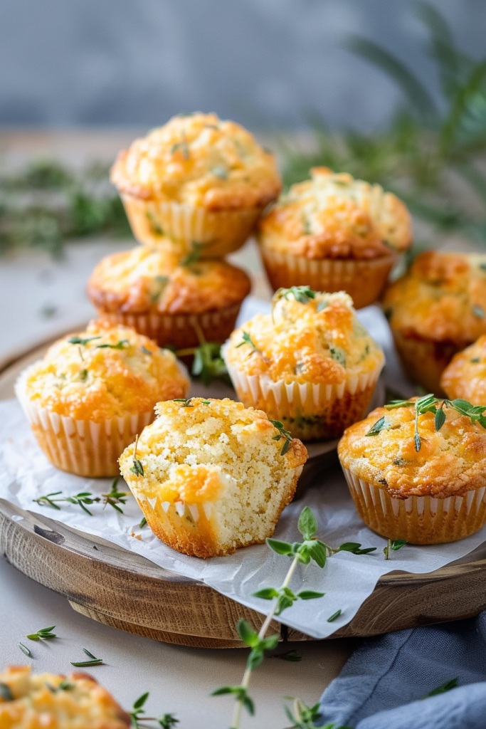 Delicious Savory Cheese Muffins