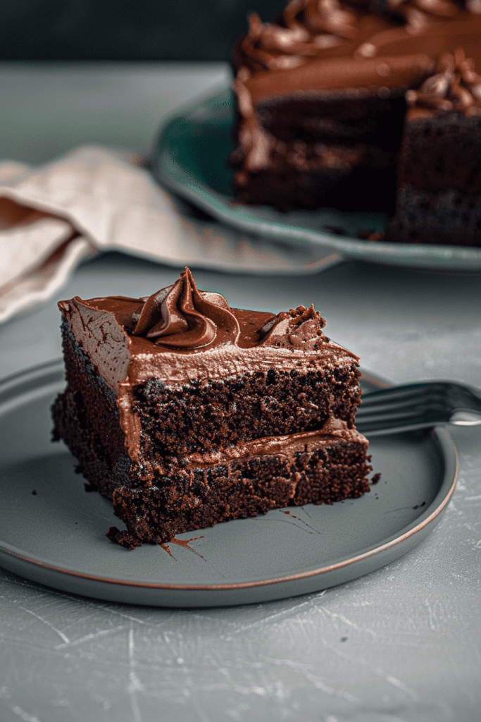 Delicious Sour Cream Chocolate Cake