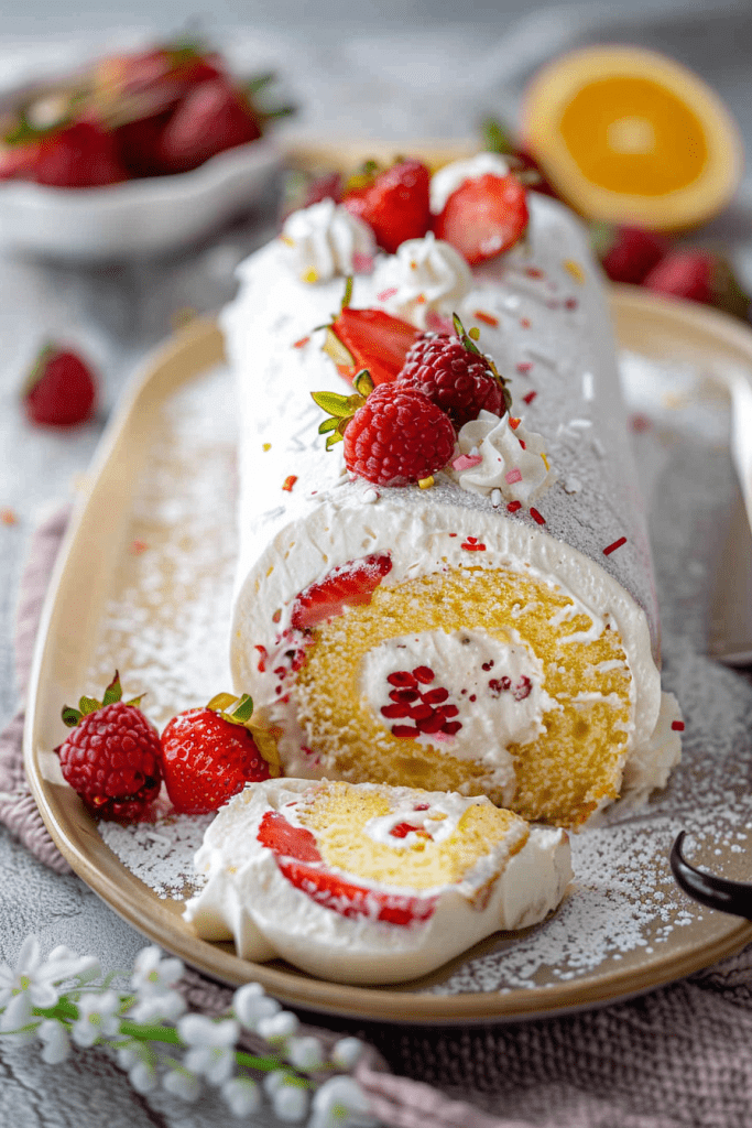 Delicious Swiss Roll Cake