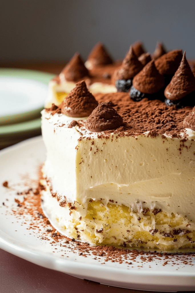 Delicious Tiramisu Angel Food Cake