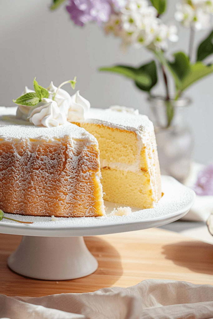 Delicious Vanilla Chiffon Cake