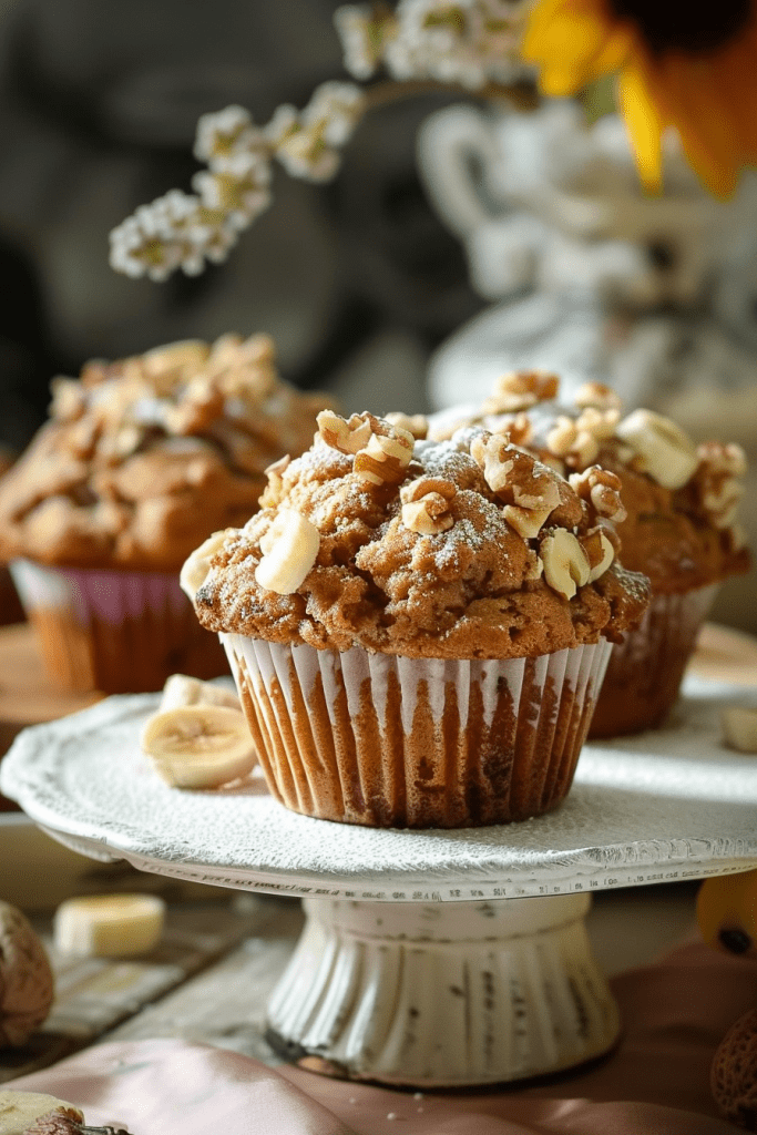 Delicious Vegan Banana Nut Muffins