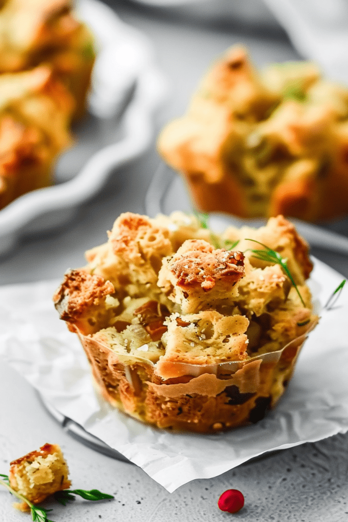 Delicious Vegan Stuffing Muffins