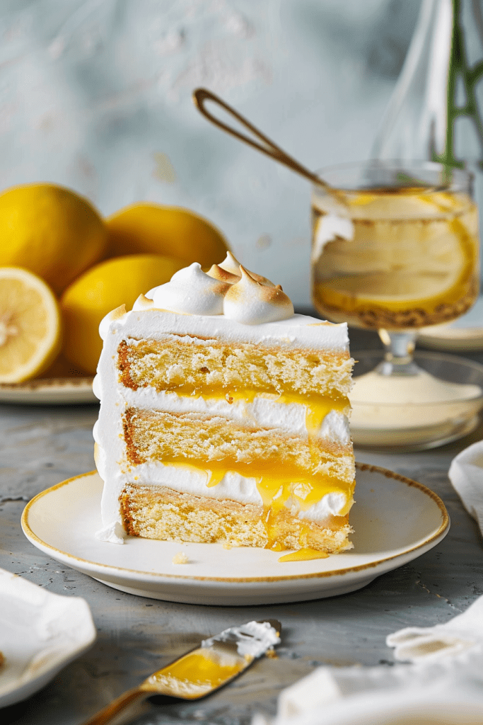 Directions Lemon Meringue Cake