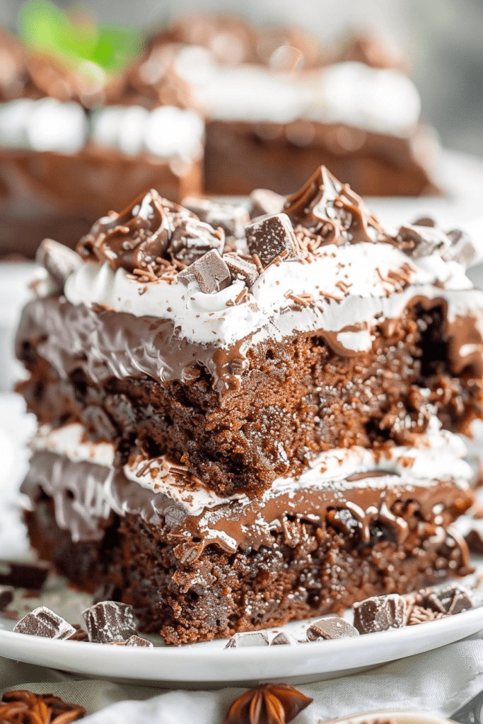 Directions for Making Mississippi Mud Cake