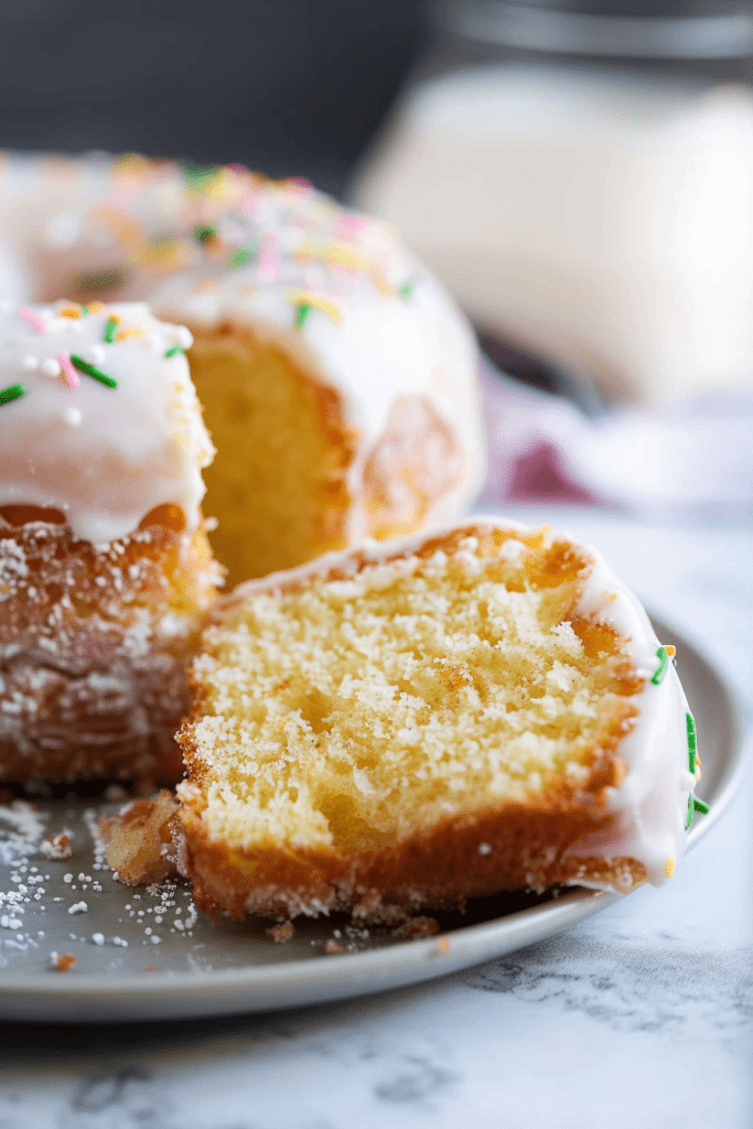 Glazed Buttermilk Donut Cake