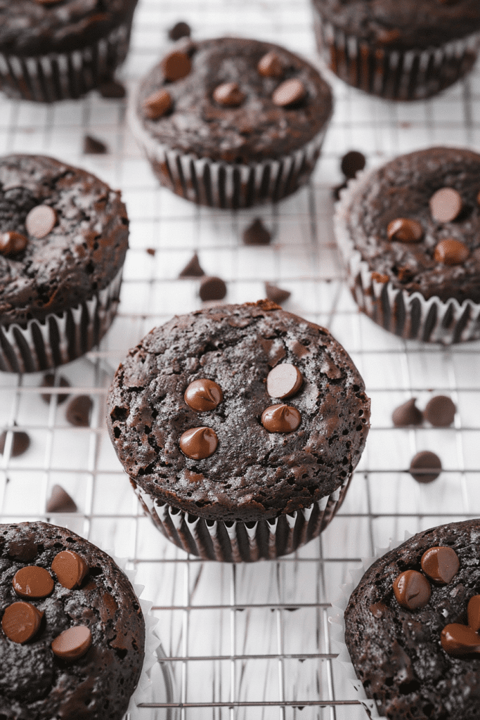 Gluten-Free Flourless Black Bean Brownie Muffins