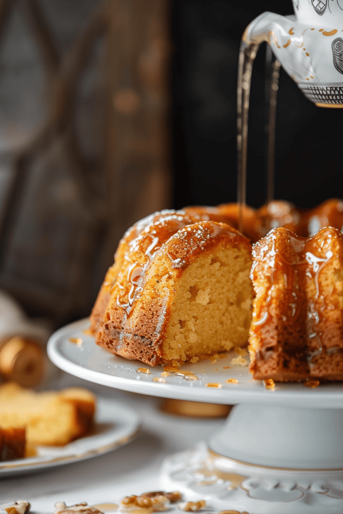 Golden Rum Cake