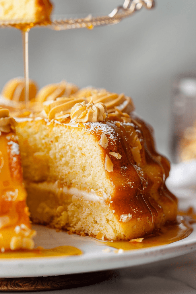 Golden Rum Cake Recipe