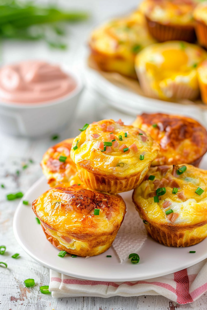 Ham and Cheese Egg Muffins Recipe