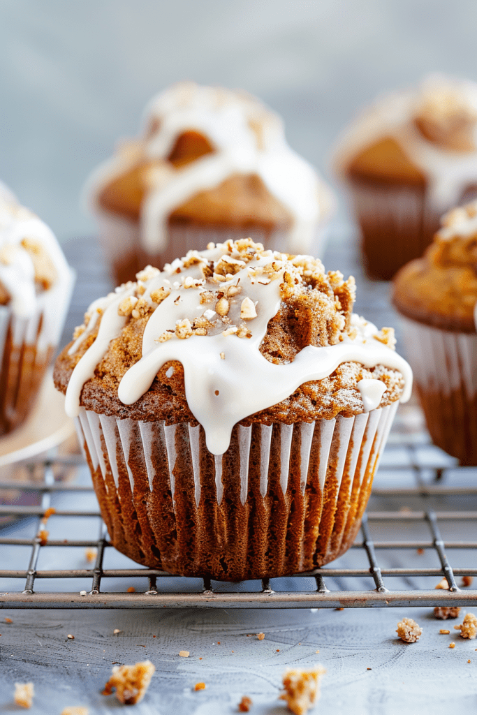 Healthy Carrot Cake Muffins