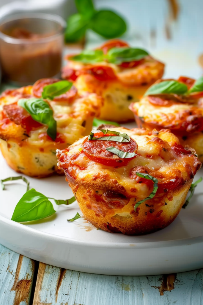 Homemade Pizza Muffins Recipe