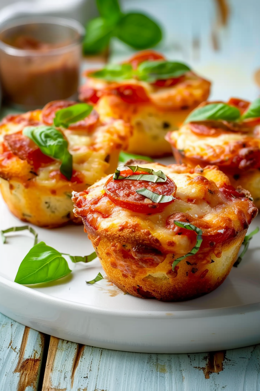 Homemade Pizza Muffins Recipe